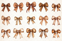 Coquette Football Bow Clipart Bundle - CraftNest - Digital Crafting and Art