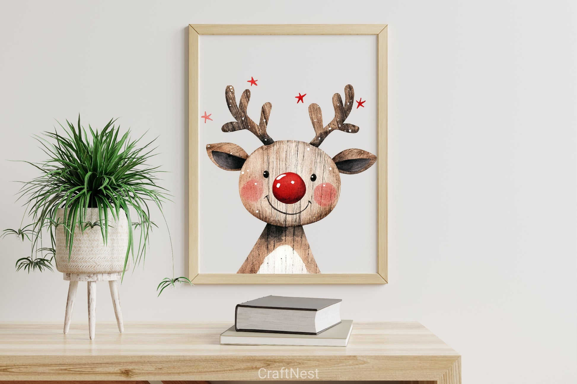 Rustic Wooden Christmas Clipart Bundle - CraftNest - Digital Crafting and Art