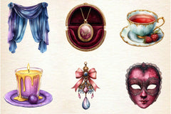 Velvet Reverie Clipart Bundle - CraftNest - Digital Crafting and Art