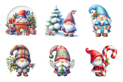Festive Christmas Gnomes Clipart Bundle - CraftNest - Digital Crafting and Art