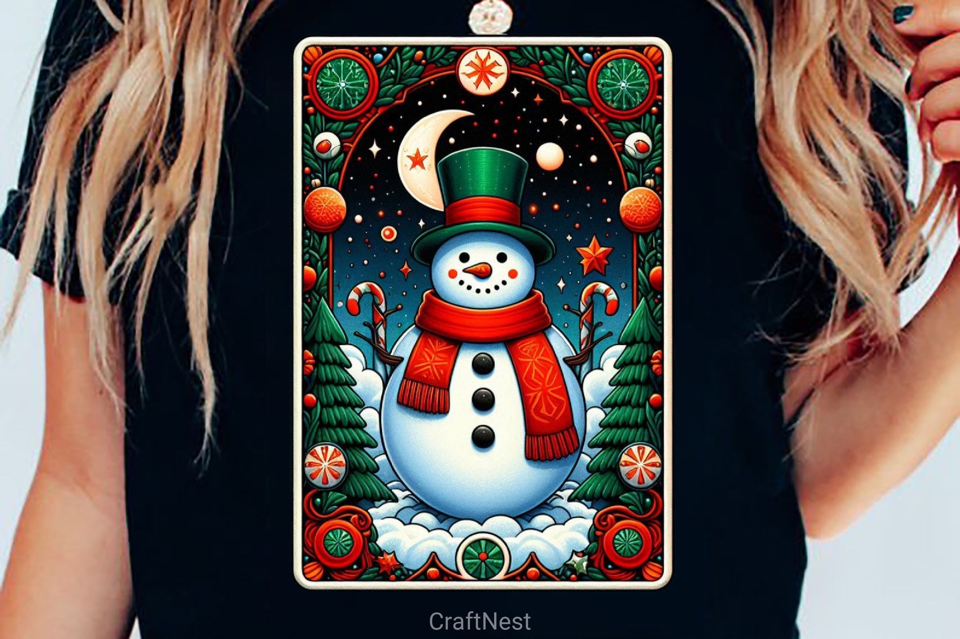 Christmas Snowman Tarot Card Clipart Bundle - CraftNest - Digital Crafting and Art