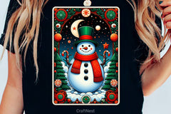 Christmas Snowman Tarot Card Clipart Bundle - CraftNest - Digital Crafting and Art