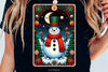 Christmas Snowman Tarot Card Clipart Bundle