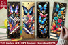 Butterfly Floral Bookmark Junk Journal