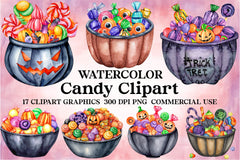 Candy Clipart Bundle - CraftNest - Digital Crafting and Art