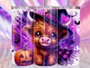 Halloween Highland Cow Tumbler Wrap Bundle 2