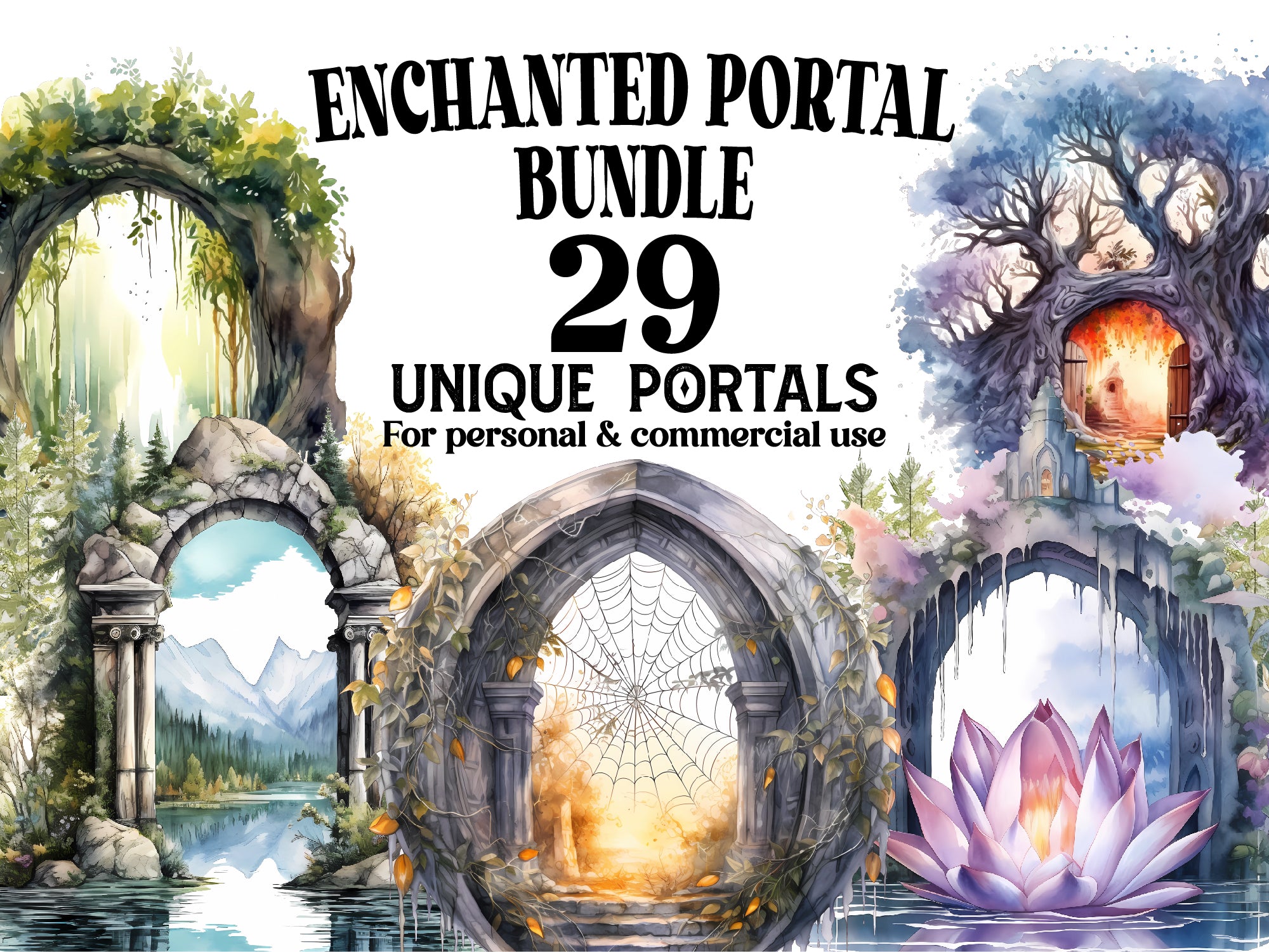 Enchanted Portal Clipart - CraftNest