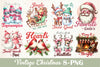 Cardinal Christmas Cute Clipart Bundle
