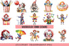 Funny Clowns Clipart