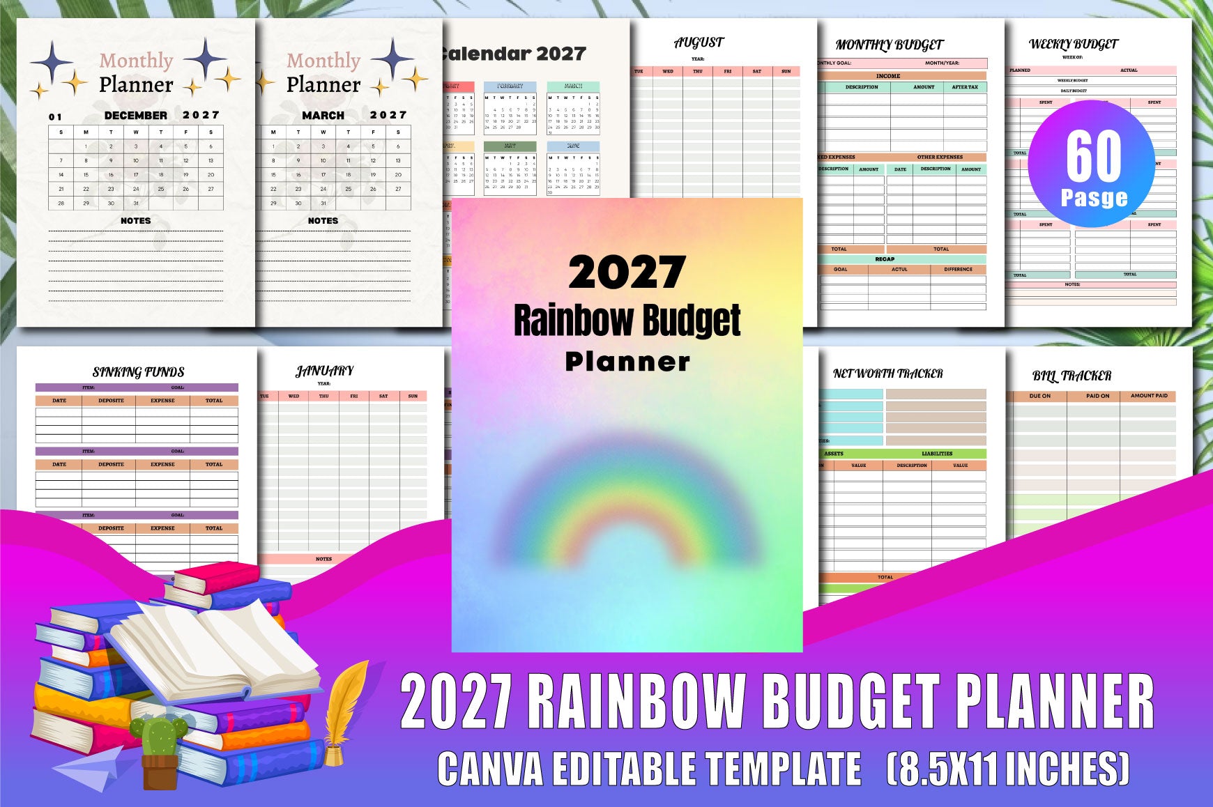 Rainbow Budget Planner