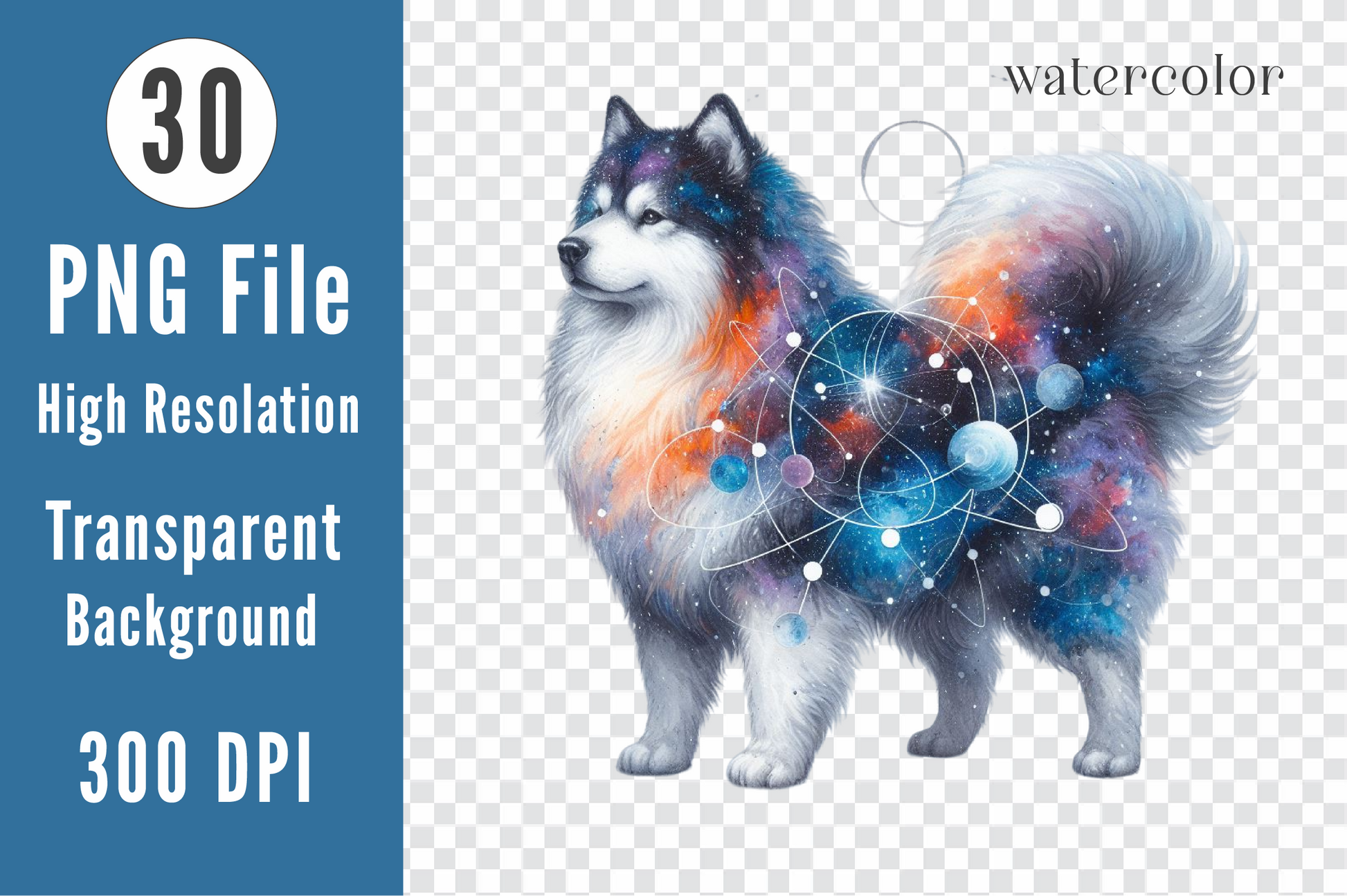 Celestial Dog Clipart Bundle - CraftNest - Digital Crafting and Art