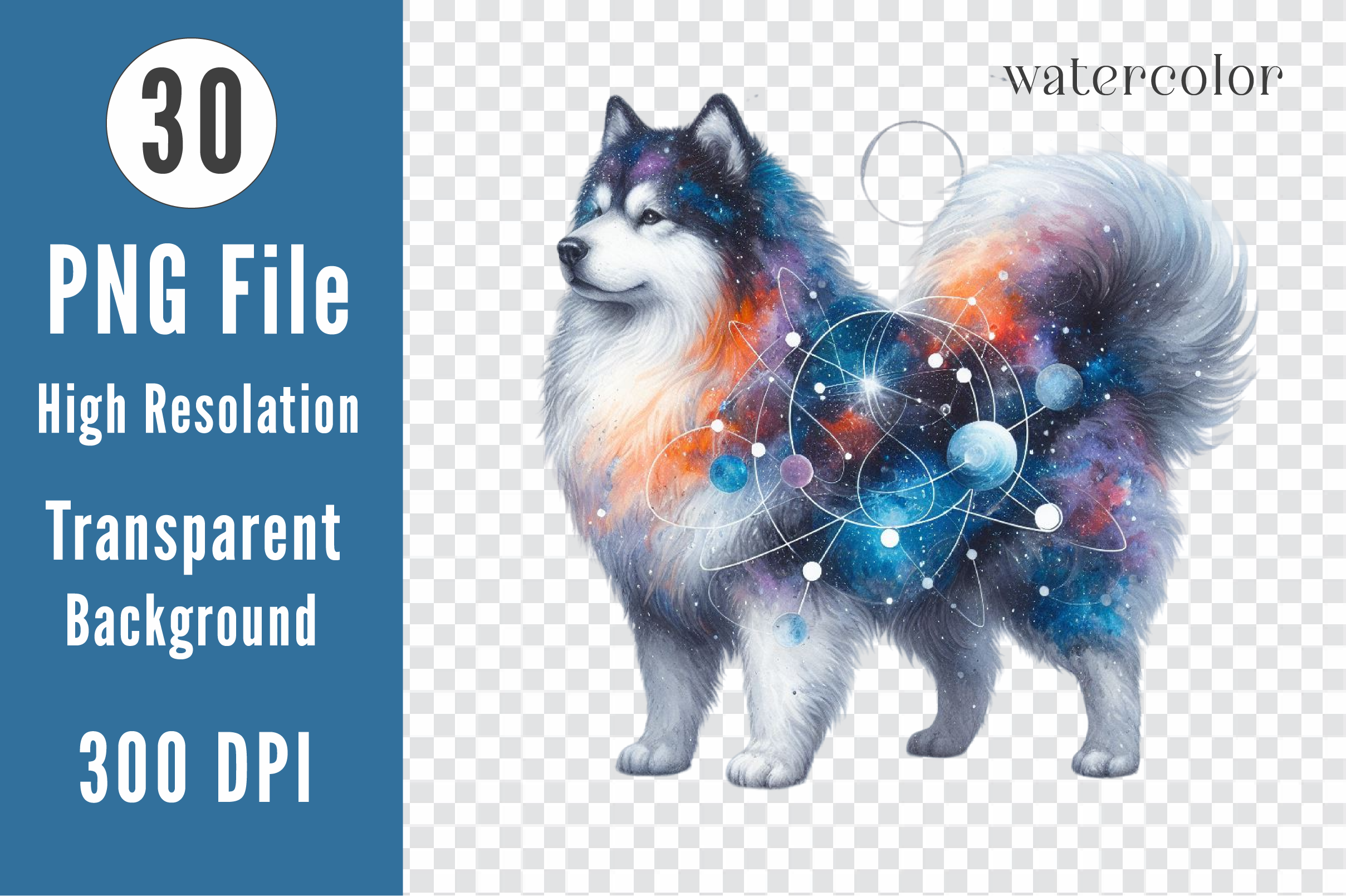 Celestial Dog Clipart Bundle - CraftNest - Digital Crafting and Art