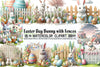 Easter Bunny Fences Clipart Bundle