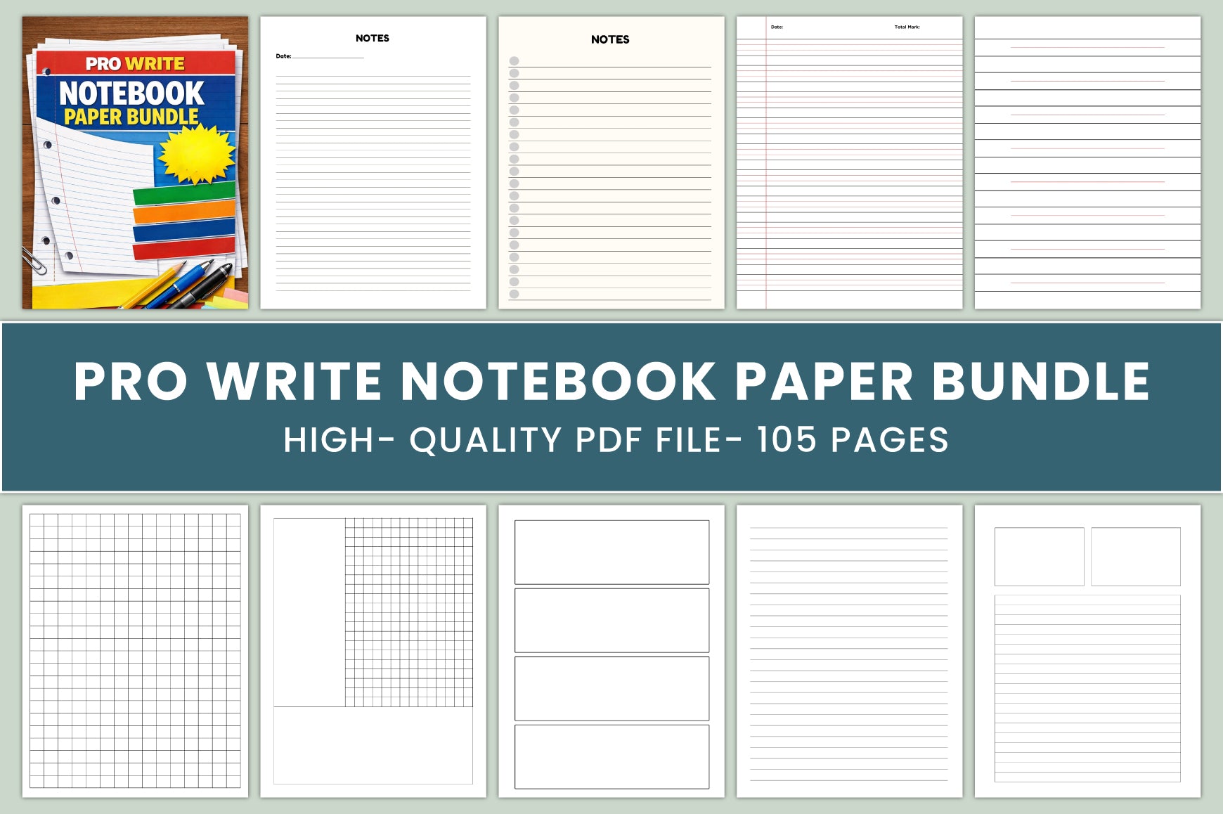 Pro Write Notebook Journal