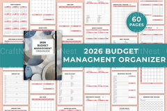 Budget Management Organizer - CraftNest - Digital Crafting and Art
