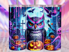 Halloween Owl Tumbler Wrap Bundle 4 - CraftNest - Digital Crafting and Art