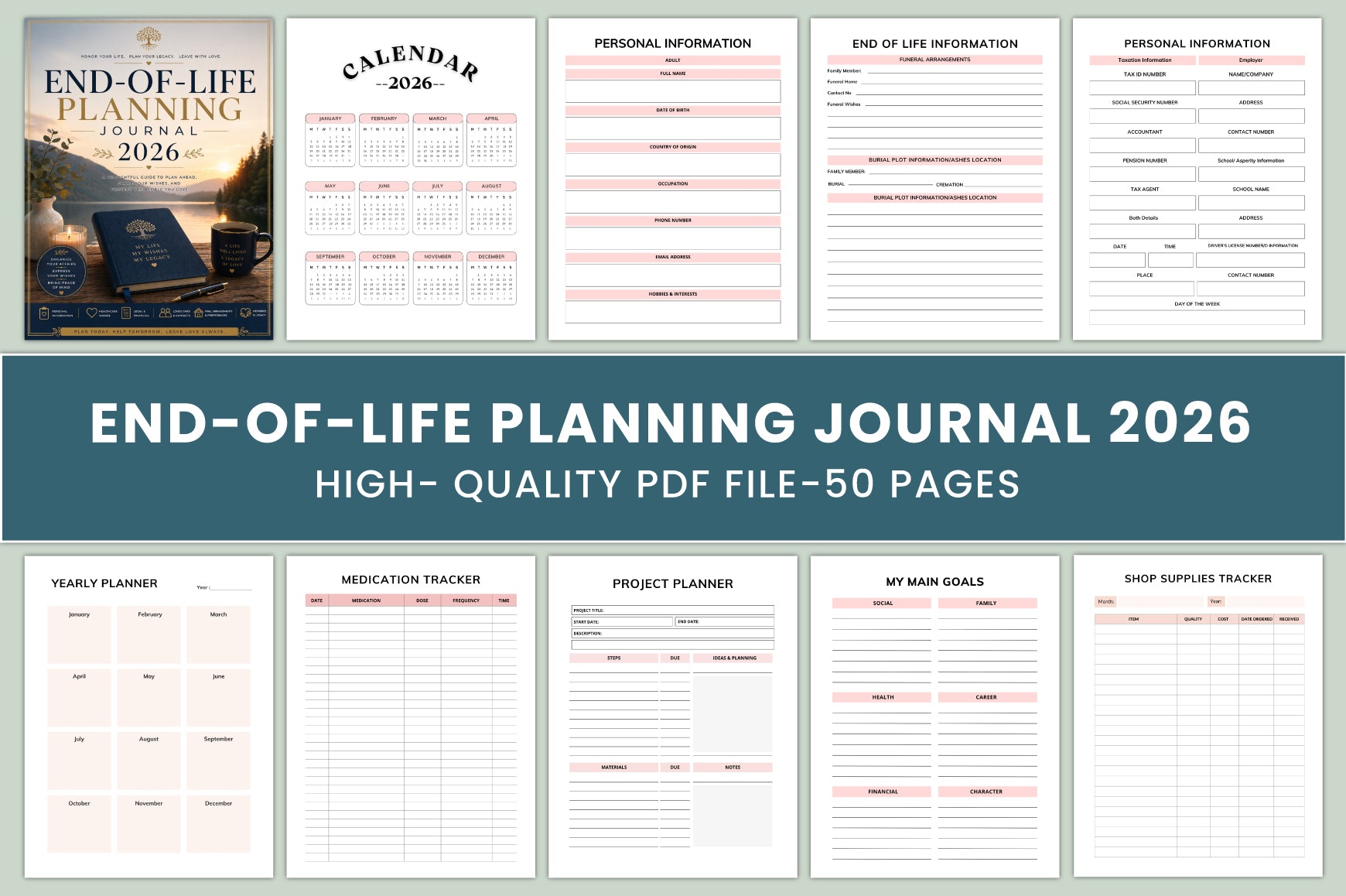 End of Life Planning Journal