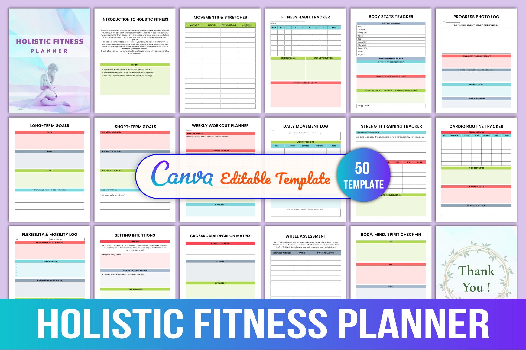 Holistic Fitness Planner