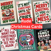 Rude Christmas Cards Clipart Bundle
