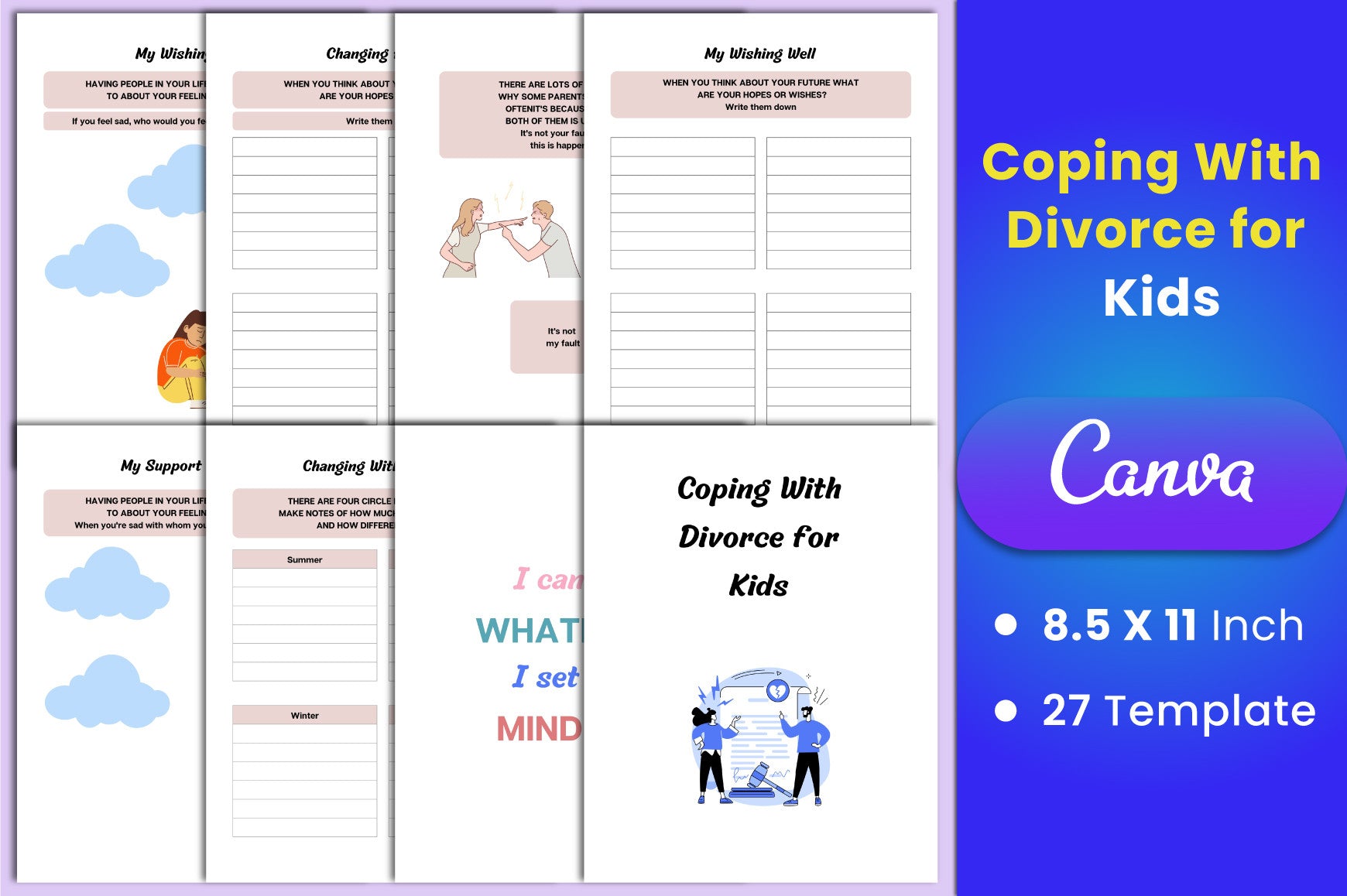 Coping With Divorce: Kids Planner