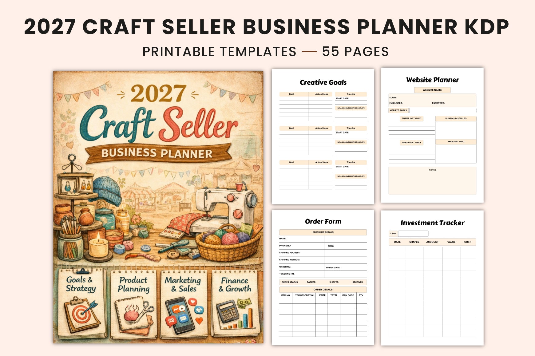 Craft Seller Business Planner