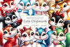 Chipmunk Clipart Bundle