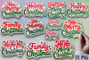Christmas Sticker Clipart Bundle