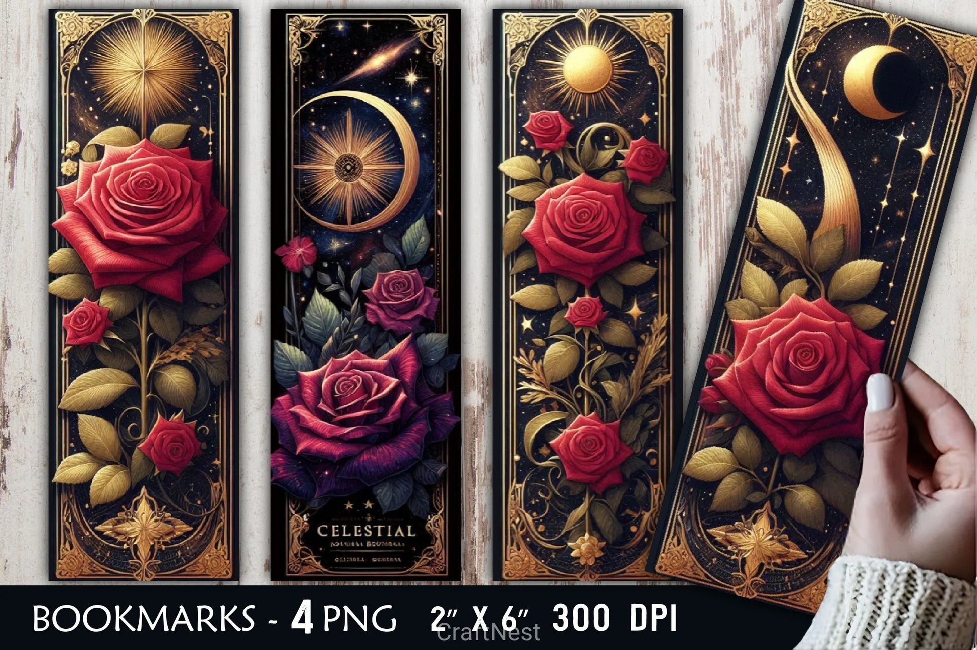 Red Rose Clipart Bundle - CraftNest - Digital Crafting and Art