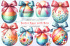 Easter Eggs Clipart Bundle