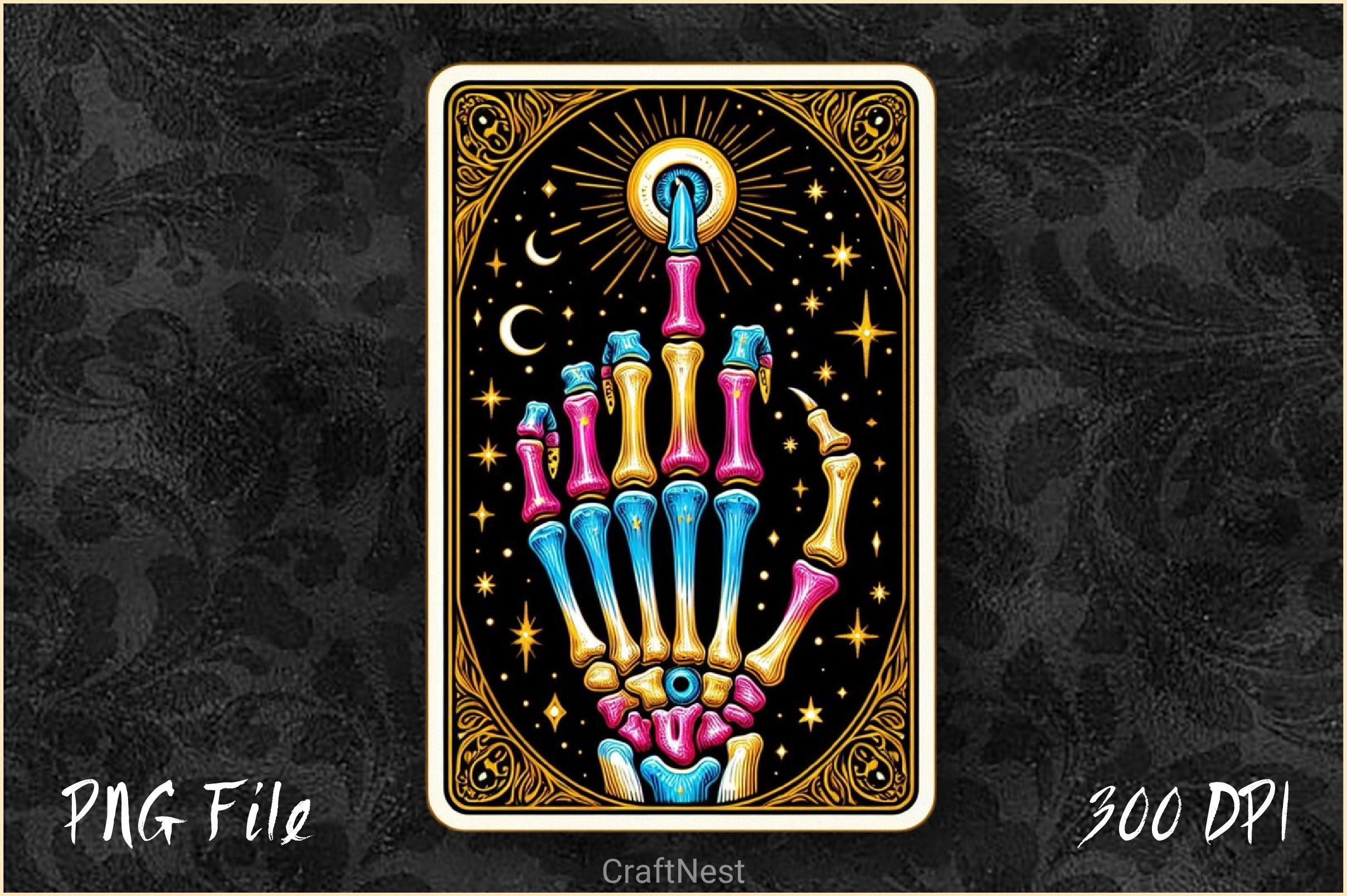 The Finger Funny Tarot Card Clipart Bundle - CraftNest - Digital Crafting and Art