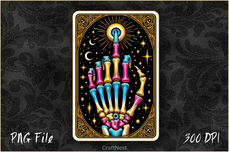 The Finger Funny Tarot Card Clipart Bundle - CraftNest - Digital Crafting and Art