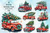 Christmas Truck & Tree Clipart Bundle 2