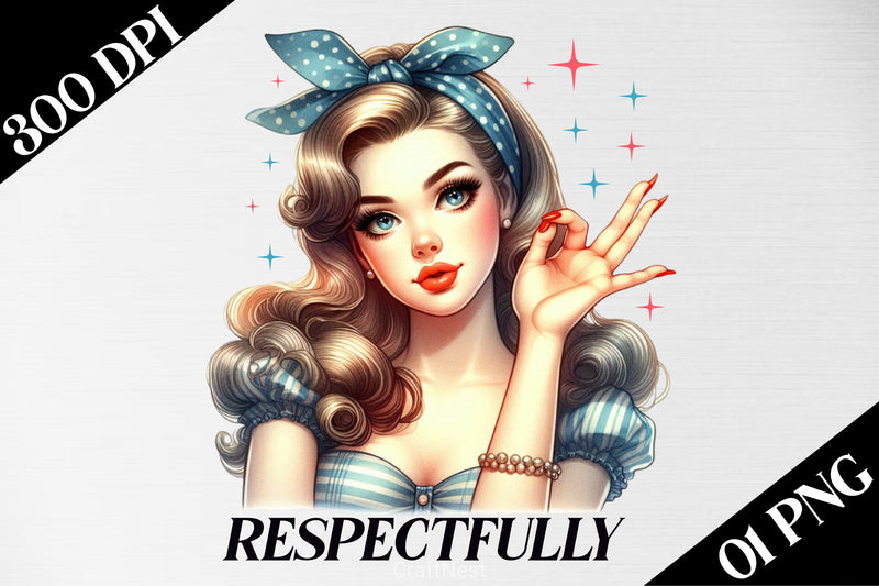 Vintage Girl Clipart Bundle - CraftNest - Digital Crafting and Art