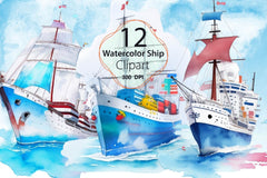 Ship Clipart Bundle - CraftNest - Digital Crafting and Art