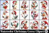 Christmas Goose Clipart Bundle