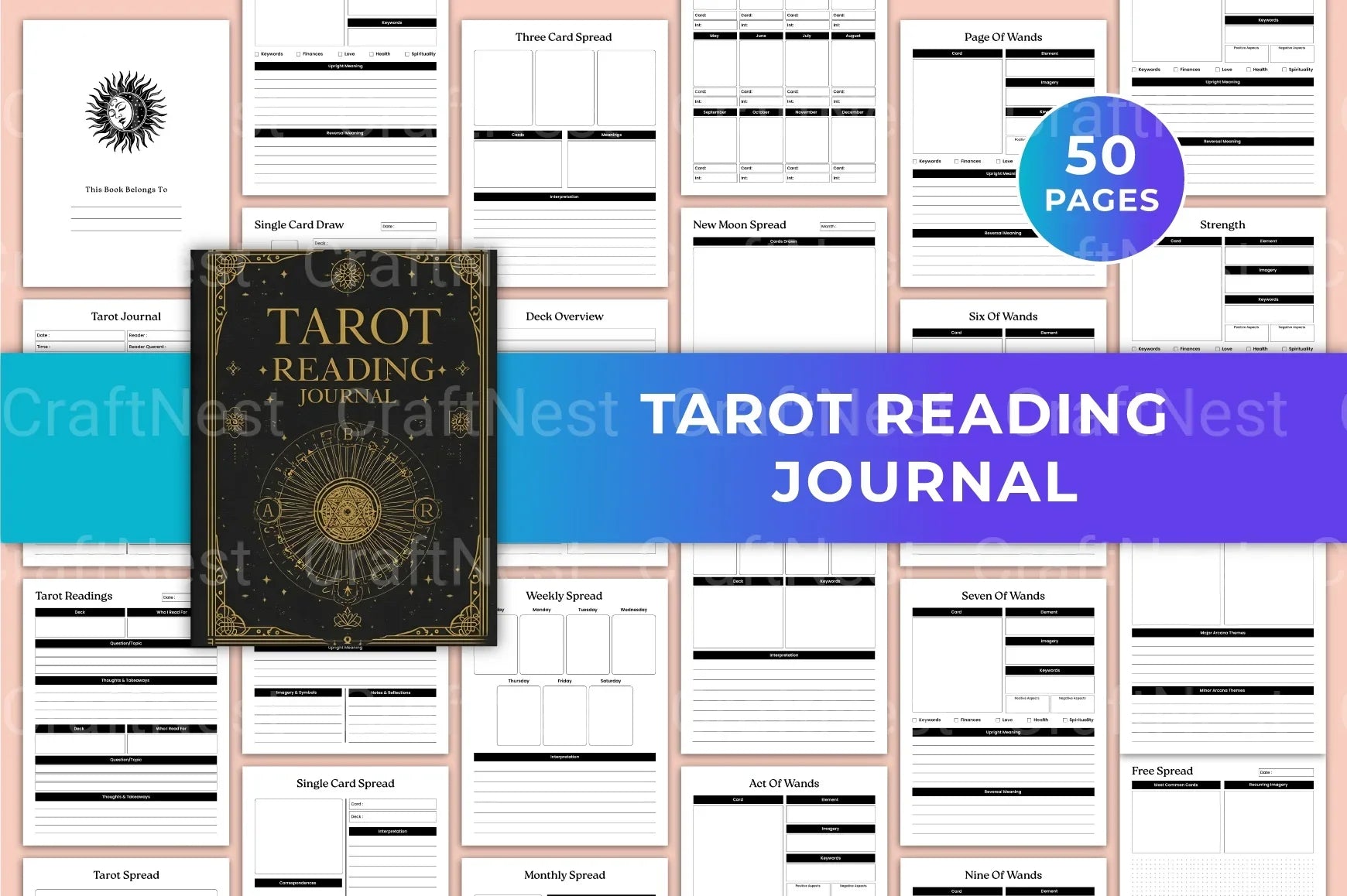 Tarot Reading Guide - CraftNest - Digital Crafting and Art
