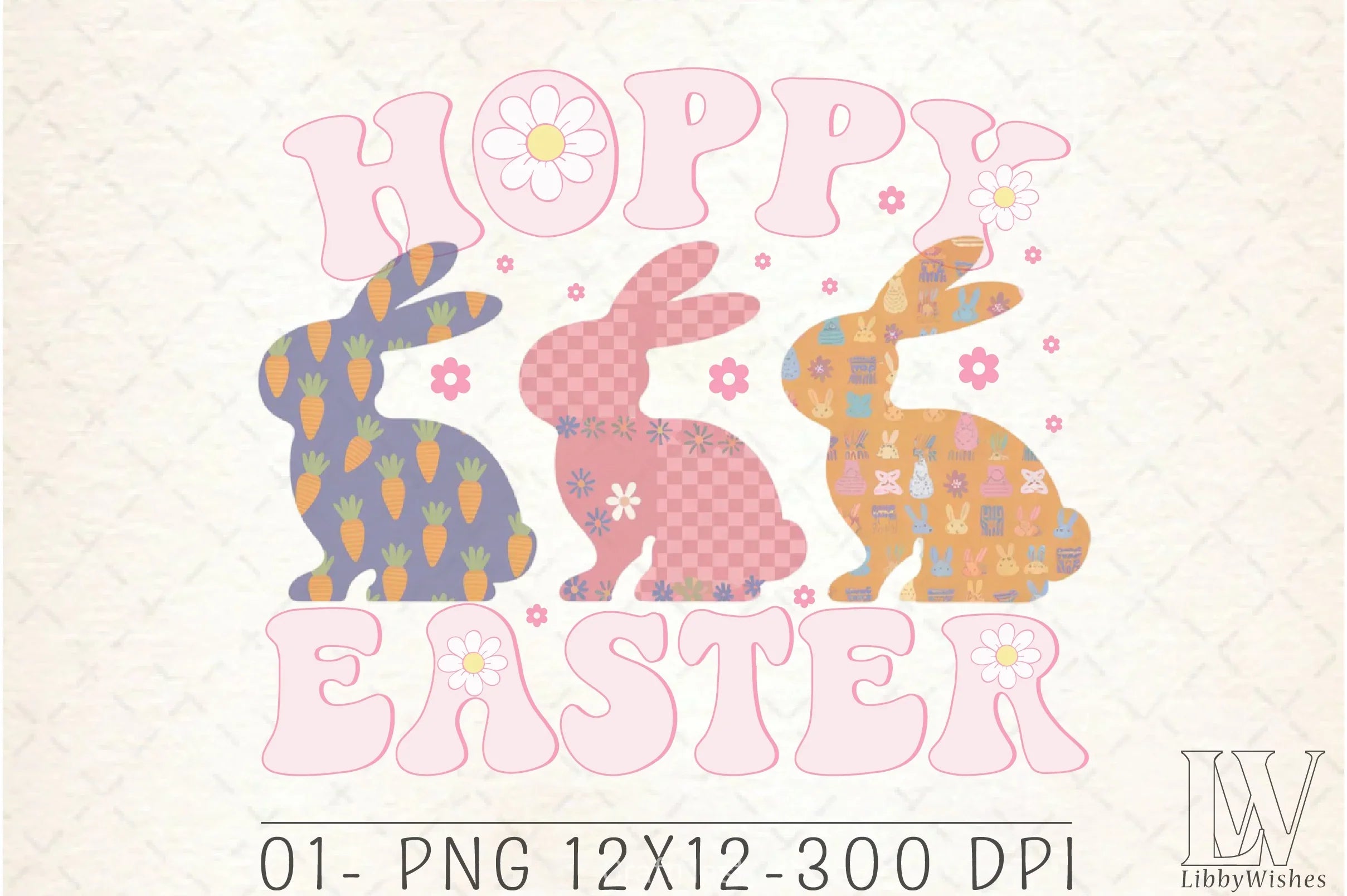 Hoppy Easter Bunny Clipart Bundle 45 - CraftNest - Digital Crafting and Art