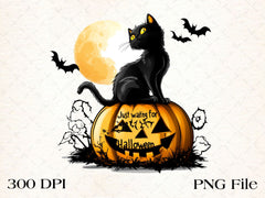 Halloween Black Cat Books Clipart Bundle 4 - CraftNest - Digital Crafting and Art