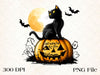 Halloween Black Cat Books Clipart Bundle 4