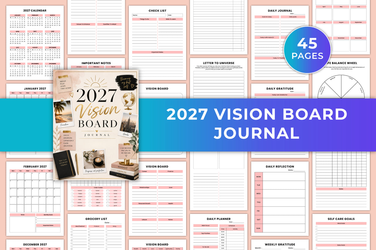 Vision Board Journal