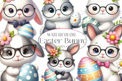Easter Bunny Clipart Bundle 4 - CraftNest - Digital Crafting and Art