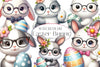 Easter Bunny Clipart Bundle