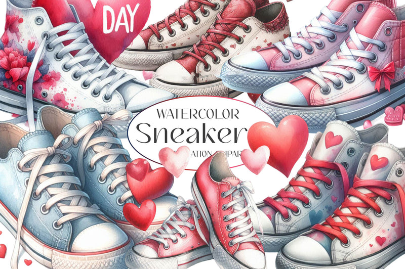 Sneakers Clipart Bundle - CraftNest - Digital Crafting and Art