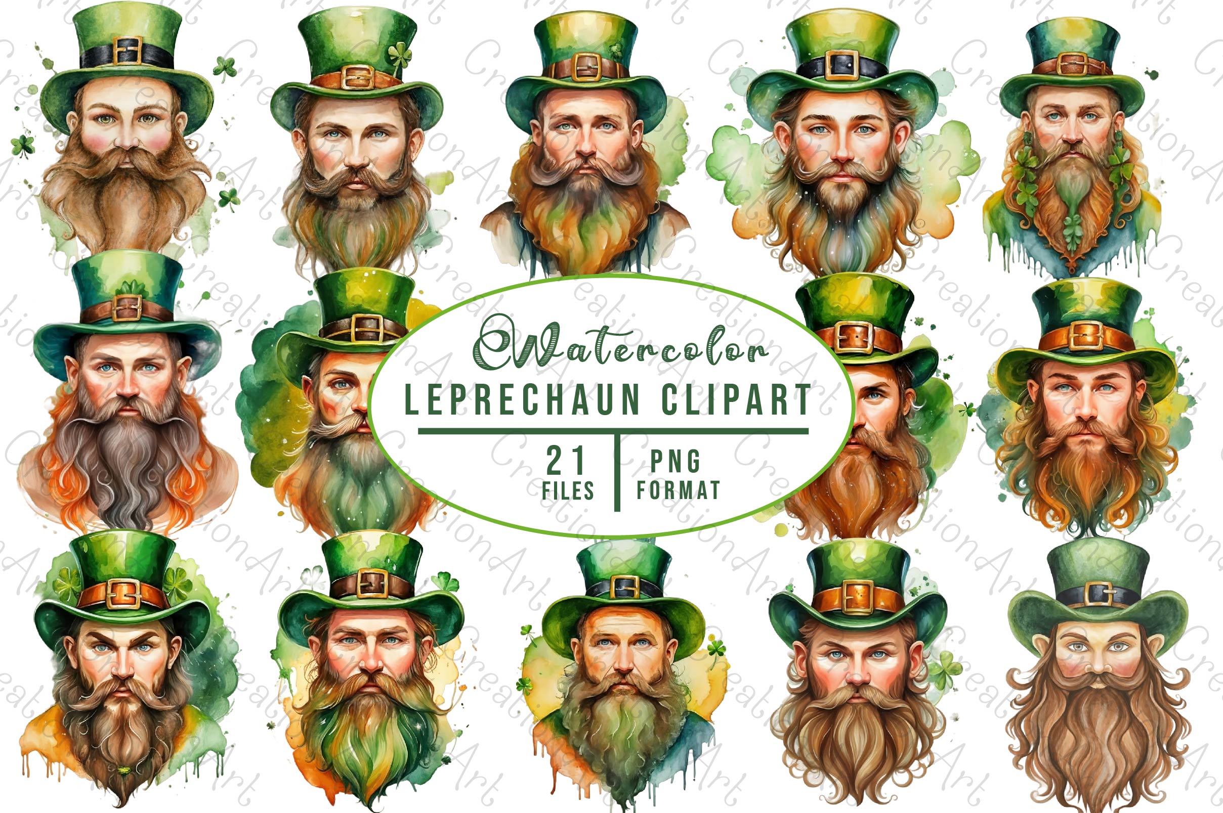 Leprechaun Clipart Bundle - CraftNest - Digital Crafting and Art