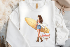 Western Summer Cowgirl Clipart Bundle - CraftNest - Digital Crafting and Art