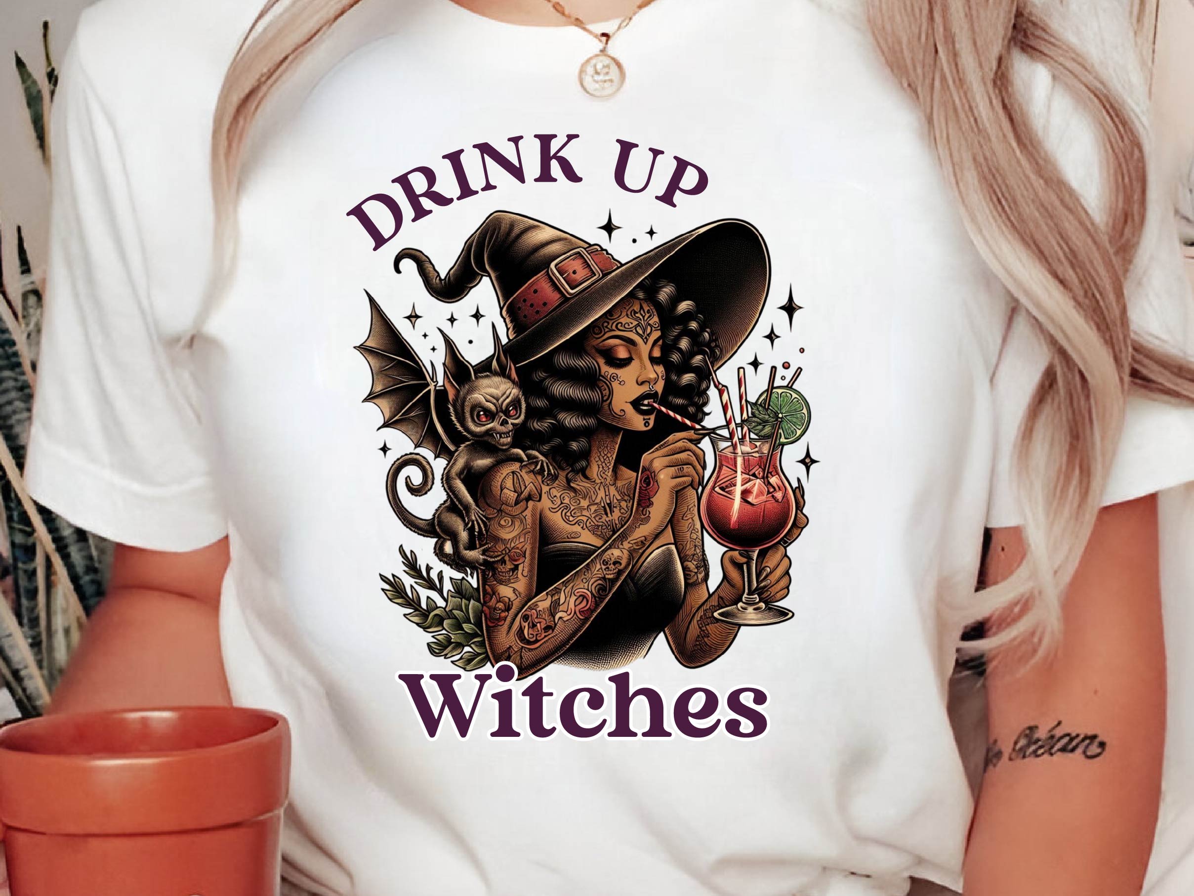 Drink Up Witches Funny Halloween Clipart Bundle - CraftNest - Digital Crafting and Art