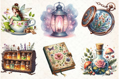 Fairy Apothecary Clipart Bundle - CraftNest - Digital Crafting and Art