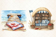 Beach Nook Clipart Bundle - CraftNest - Digital Crafting and Art
