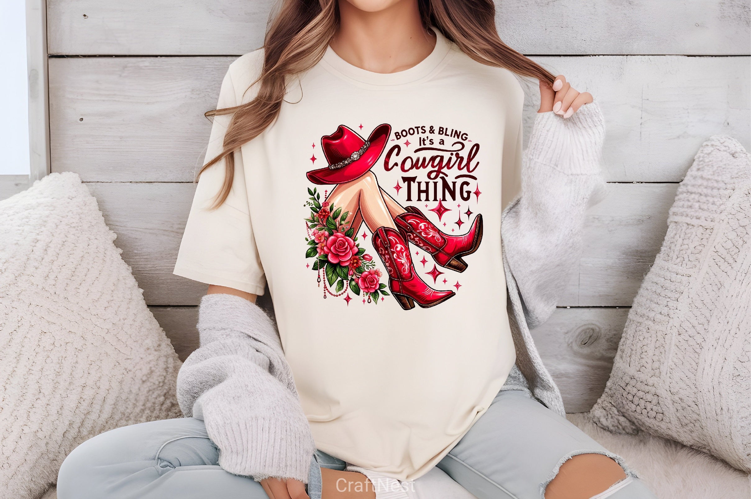 Cowgirl Boots & Bling Clipart Bundle - CraftNest - Digital Crafting and Art