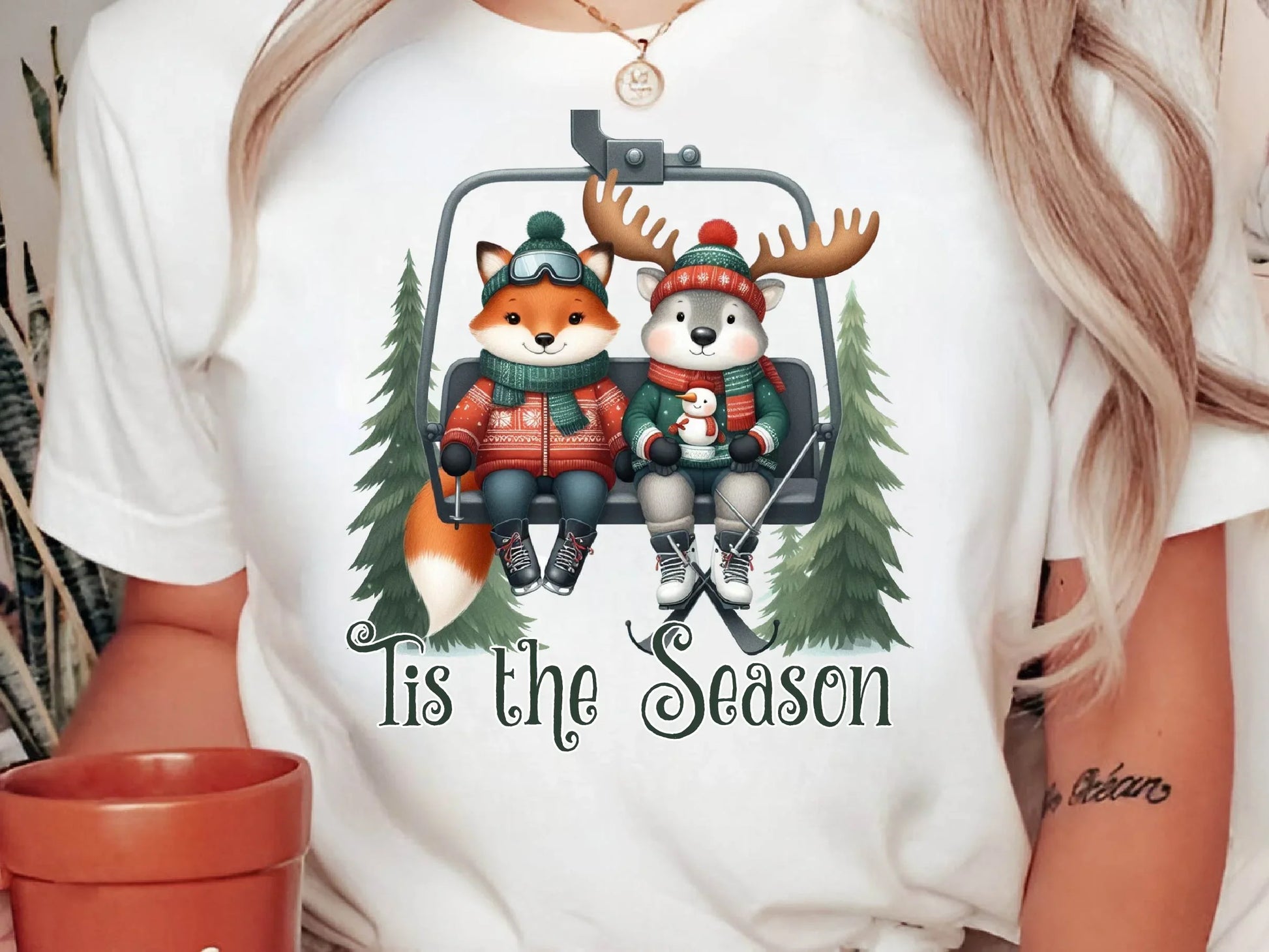 Tis The Season Animal Christmas Clipart Bundle - CraftNest - Digital Crafting and Art